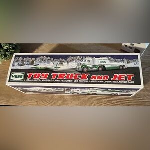 2010 Hess Toy Truck and Jet collectible.
